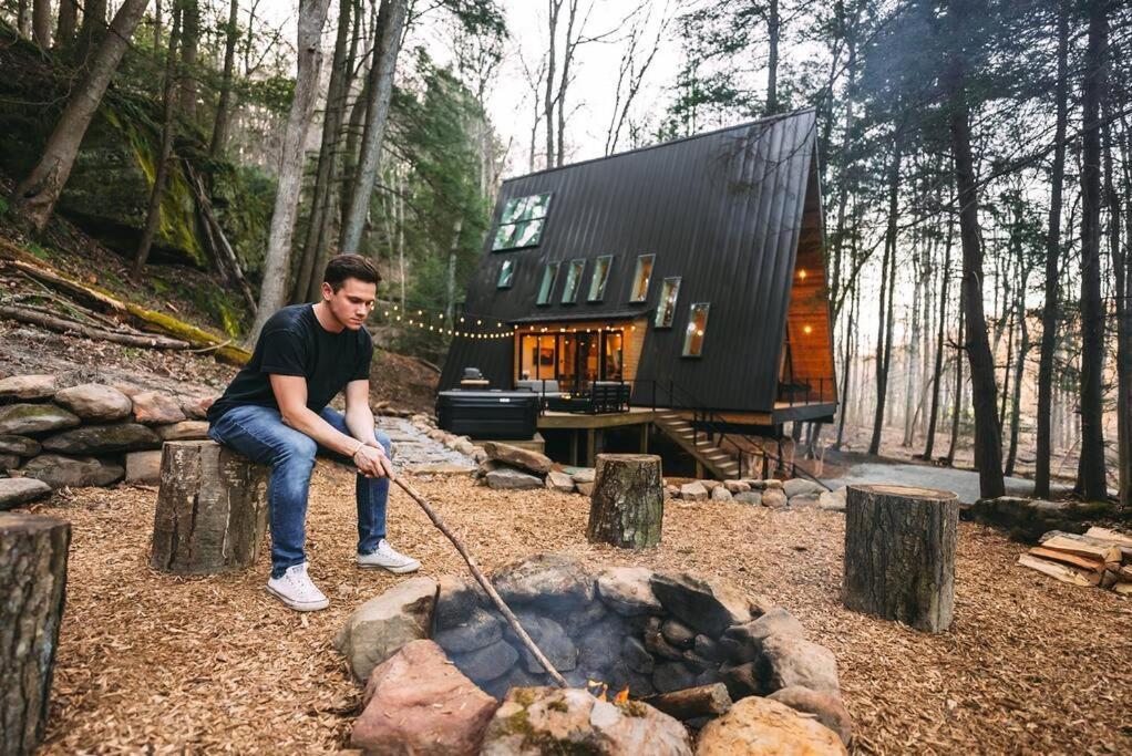 Dunlap Hollow A-Frame Rockbridge Εξωτερικό φωτογραφία